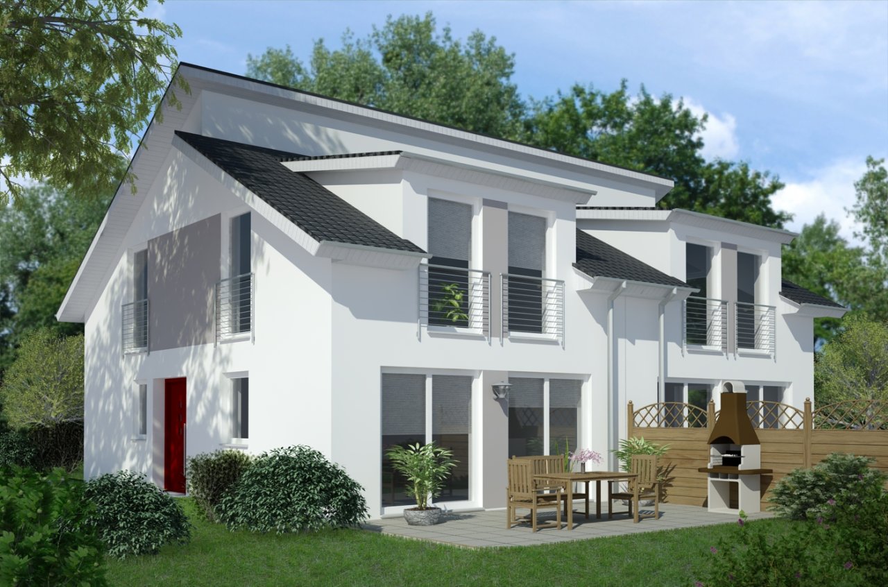 moderne, familienfreundliche Doppelhaushälfte A+ mit schönem Garten 